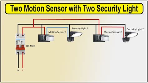 motion sensor light hook up